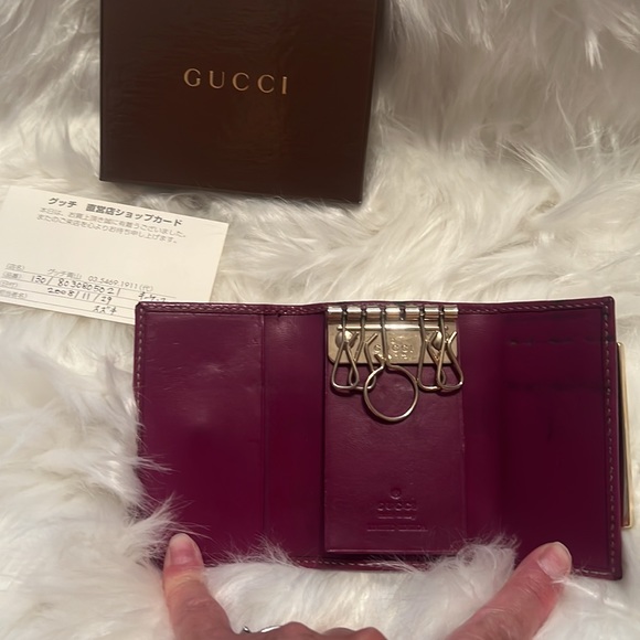 Limited Edition EUC Guccissima Key Case/ Holder - Picture 3 of 11